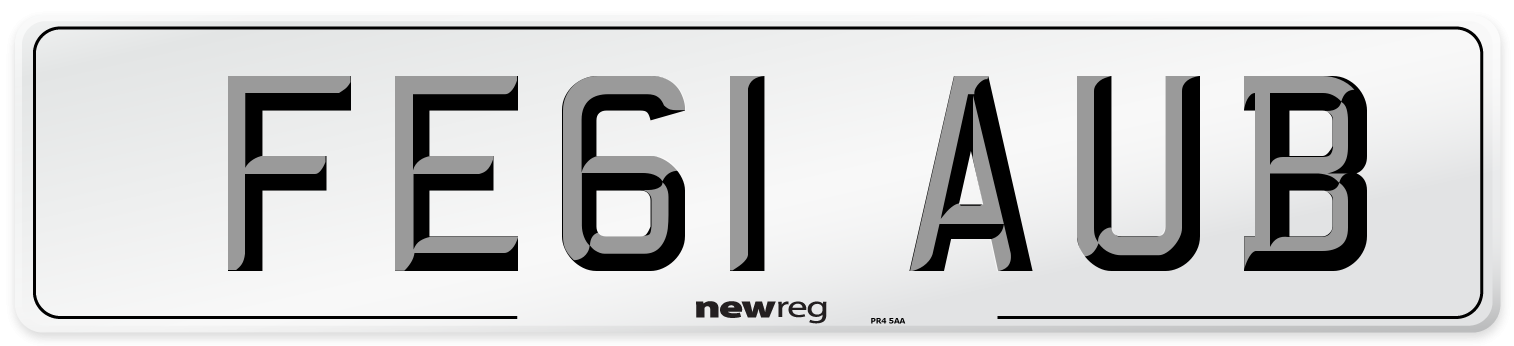 FE61 AUB Number Plate from New Reg